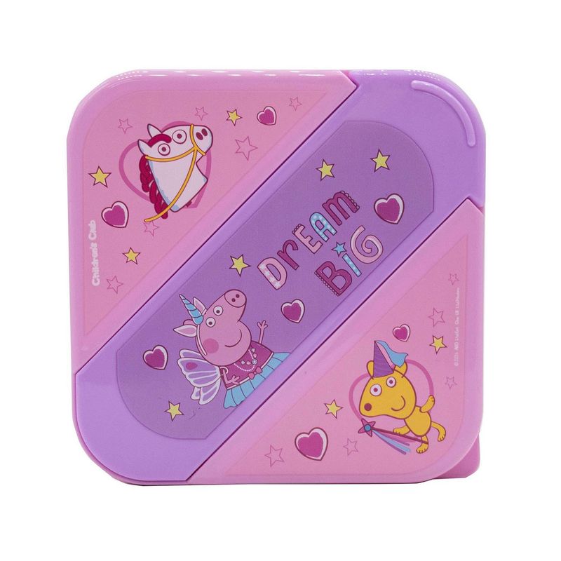 CHILDRENS CLUB - Táper Con Cubiertos Peppa Pig 500 Ml