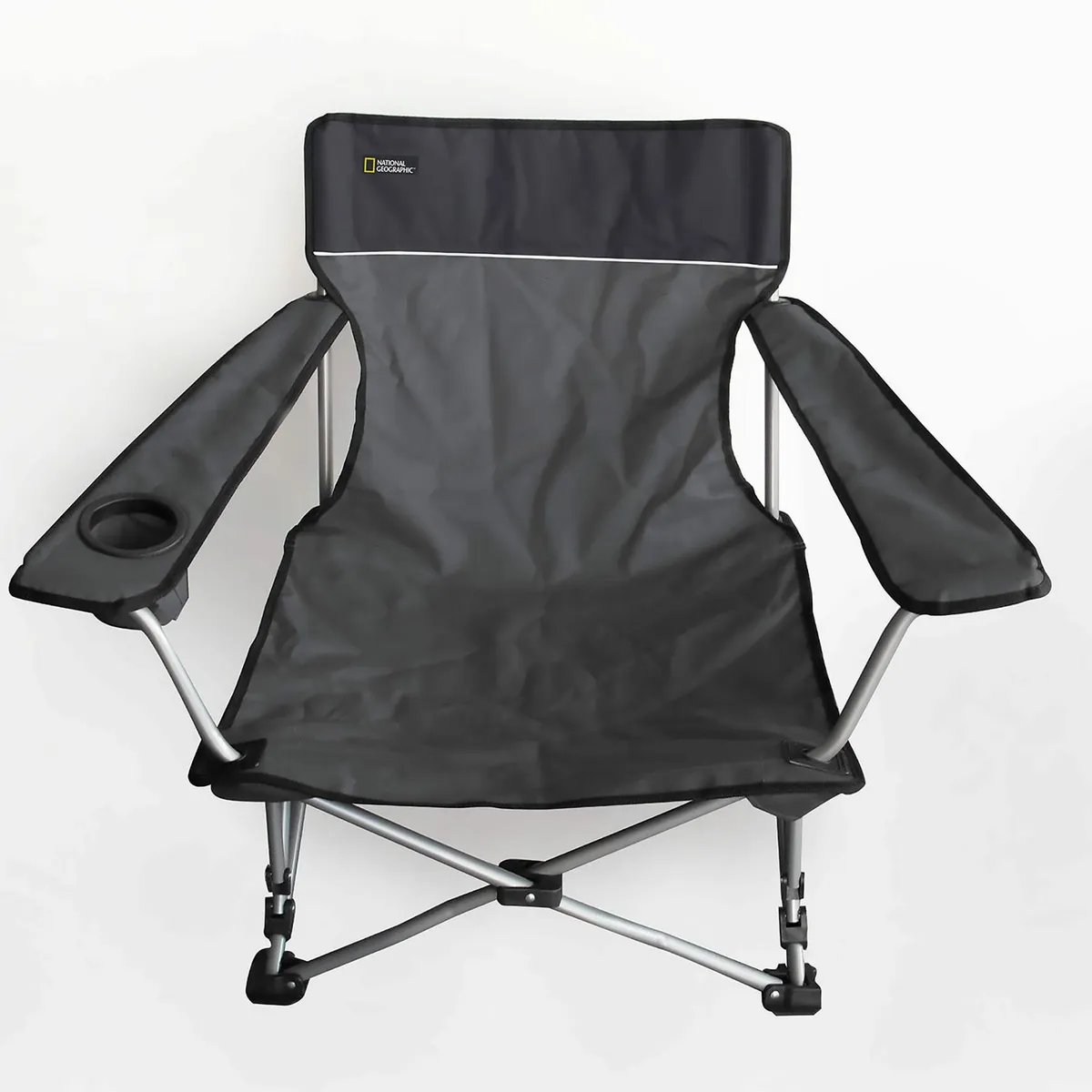 NATIONAL GEOGRAPHIC - Silla de Playa Plegable National Geographic con Apoyabrazos