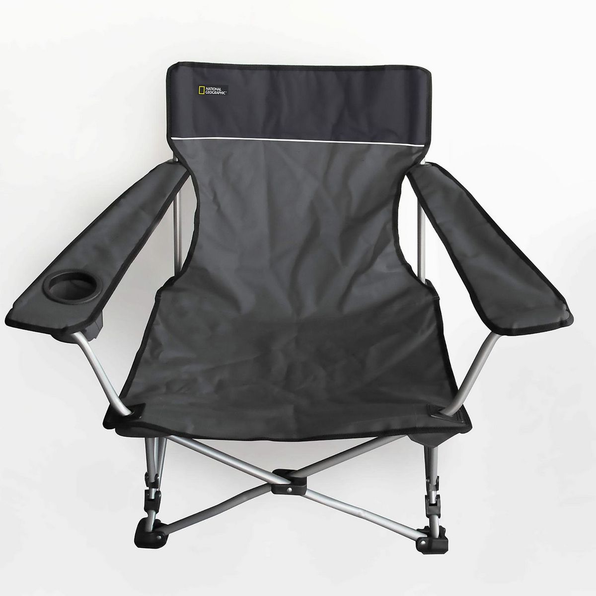 NATIONAL GEOGRAPHIC - Silla de Playa Plegable National Geographic con Apoyabrazos