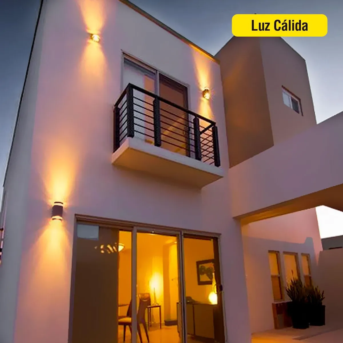 LIGHTECH - Braquete de Pared Exterior EDO 18W 3 TONOS NEGRO