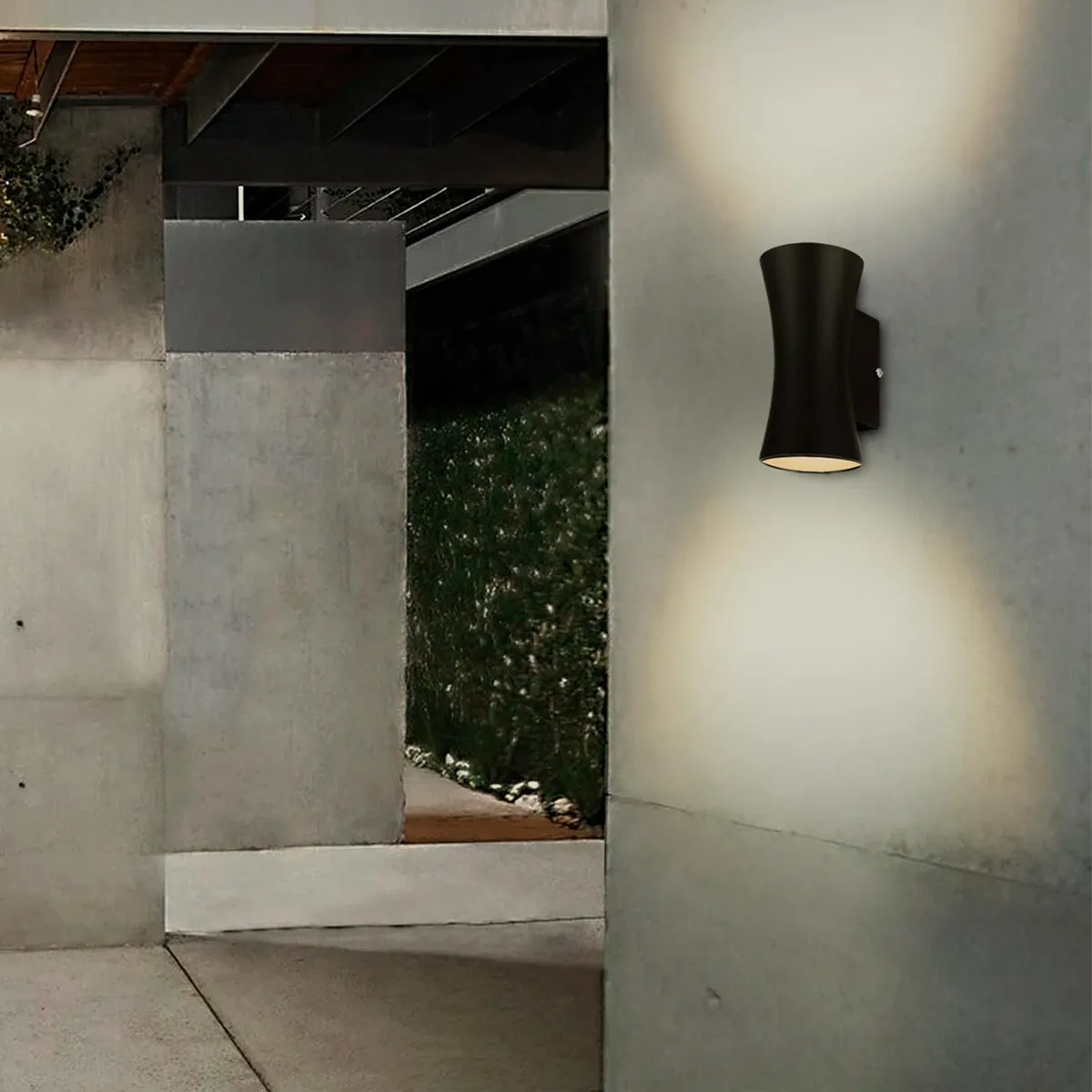 LIGHTECH - Braquete de Pared Exterior Led Melbo 10W Luz Cálida