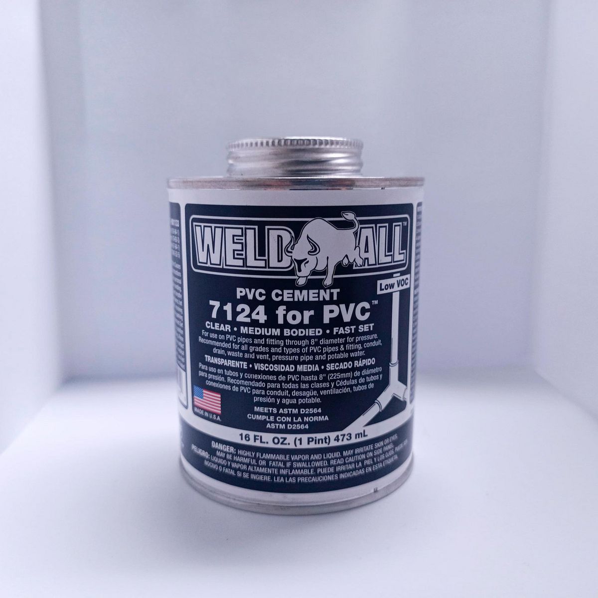  - Pegamento para PVC Weld All Negro 473 ml