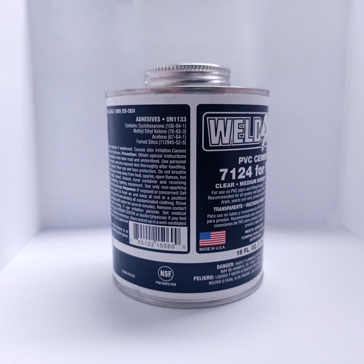  - Pegamento para PVC Weld All Negro 473 ml