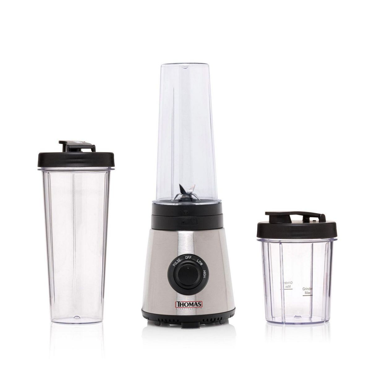 THOMAS - Licuadora Personal Thomas 600ml TH-300PB Plateada.