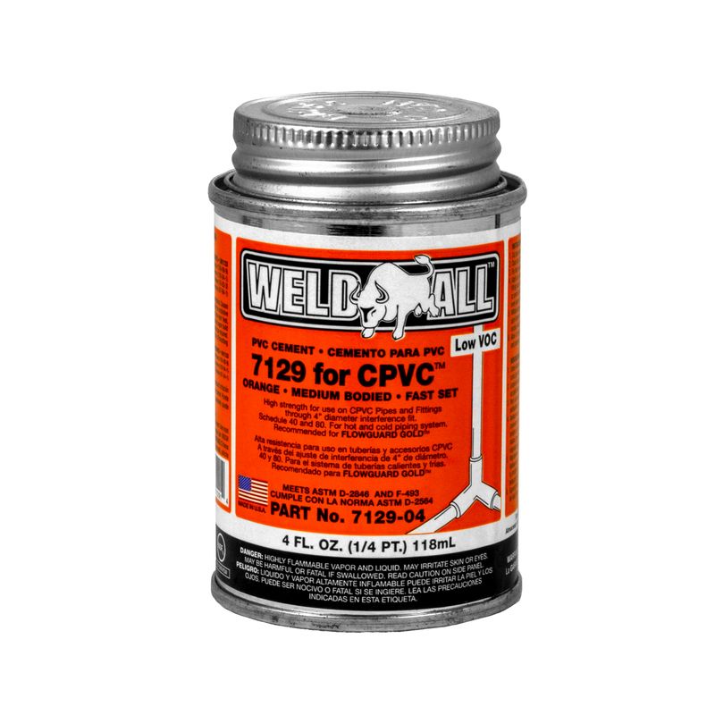  - Pegamento para PVC Weld All Naranja 120 ml