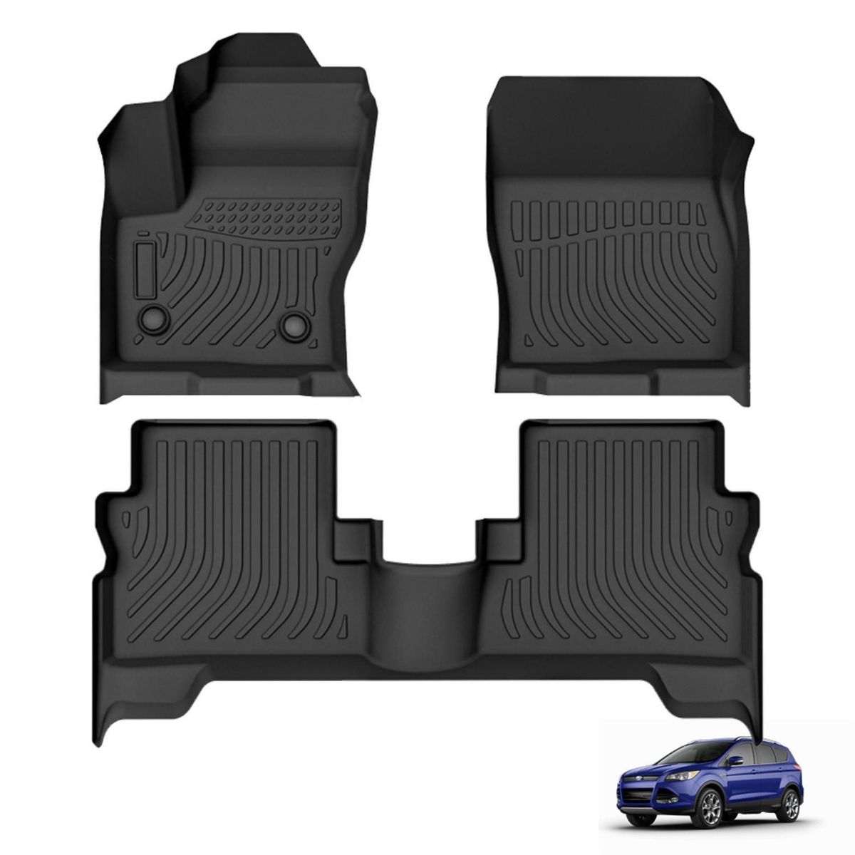 TECGO - Protector Cubre Piso 5D TPE FORD ESCAPE 2013-2019