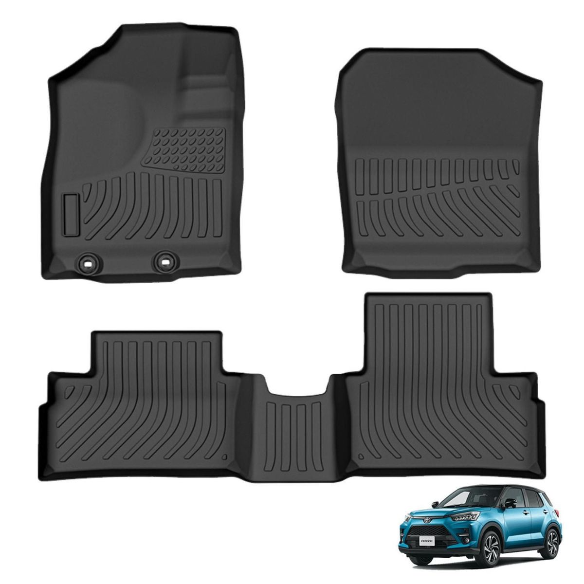 TECGO - Protector Cubre Piso 5D TPE TOYOTA RAIZE 2021-2022