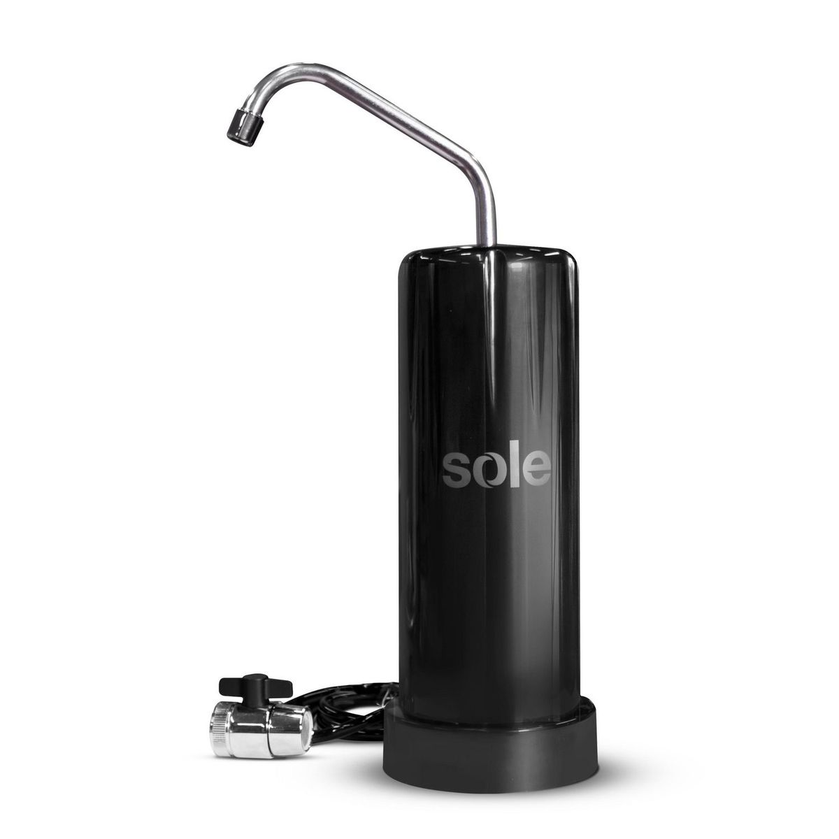 SOLE - Purificador Alcalinizador sobre Lavadero Prime Sole Negro