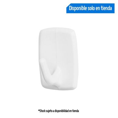 Gancho Multiuso Blanco x 3 unid.