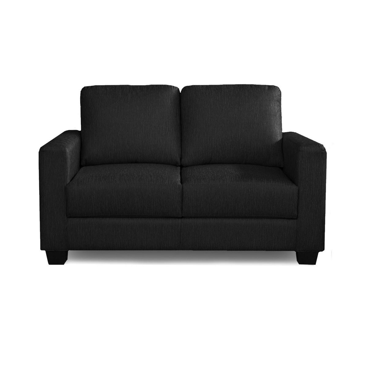 CASA BELLA - Sofá 2 Cuerpos Milan Negro