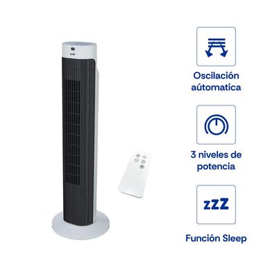 Ventilador Sole Tipo Torre 76 Cm