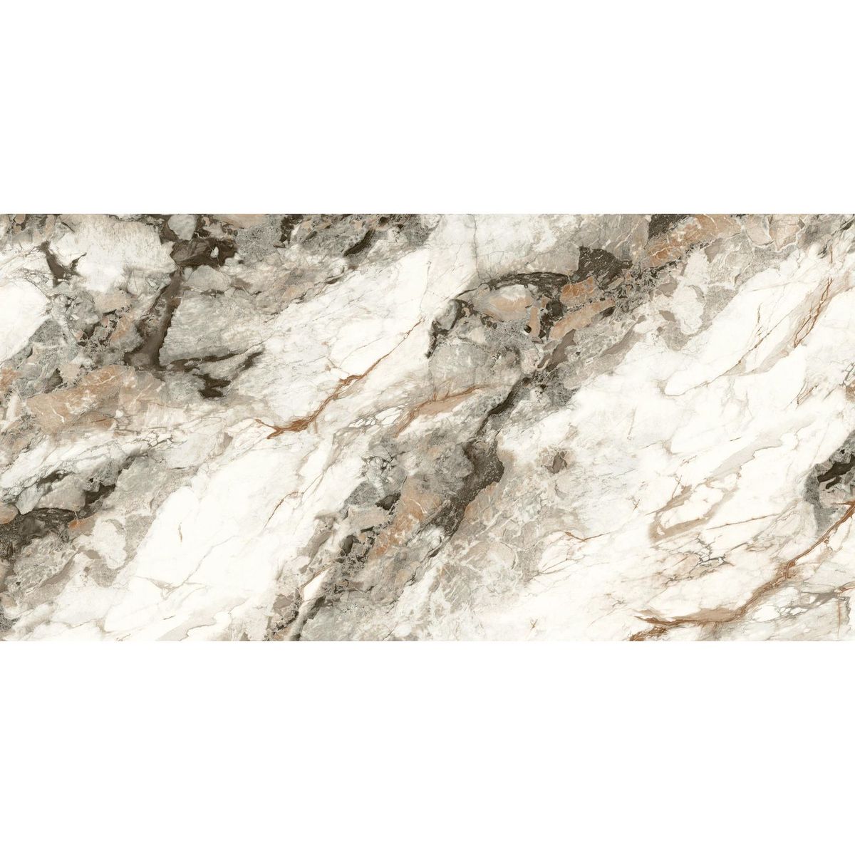 KLIPEN - Gres Porcelanico Blanco Marmol 60x120cm 1.44m2 Ares