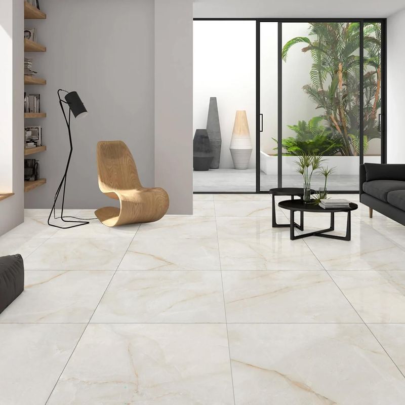 KLIPEN - Porcelanato Oro 60x60cm 1.44m2 Marmolado Alto brillo Adara
