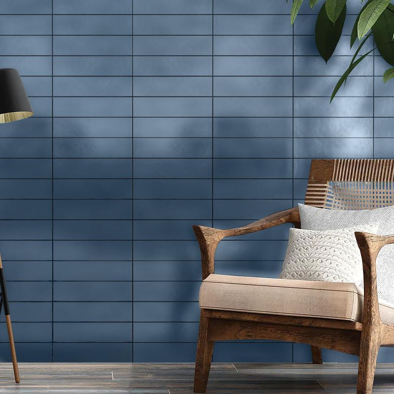 KLIPEN - Azulejo Metro Denim Blue  6.5X26 cm