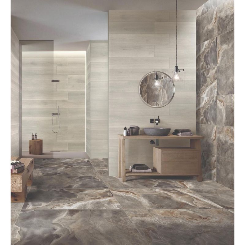 KLIPEN - Porcelanato Gris Marmol 80x160cm 2.56m2