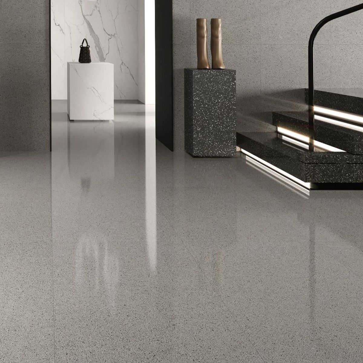 KLIPEN - Porcelanato Gris Cementicio 60x60cm 1.44m2 Upperside