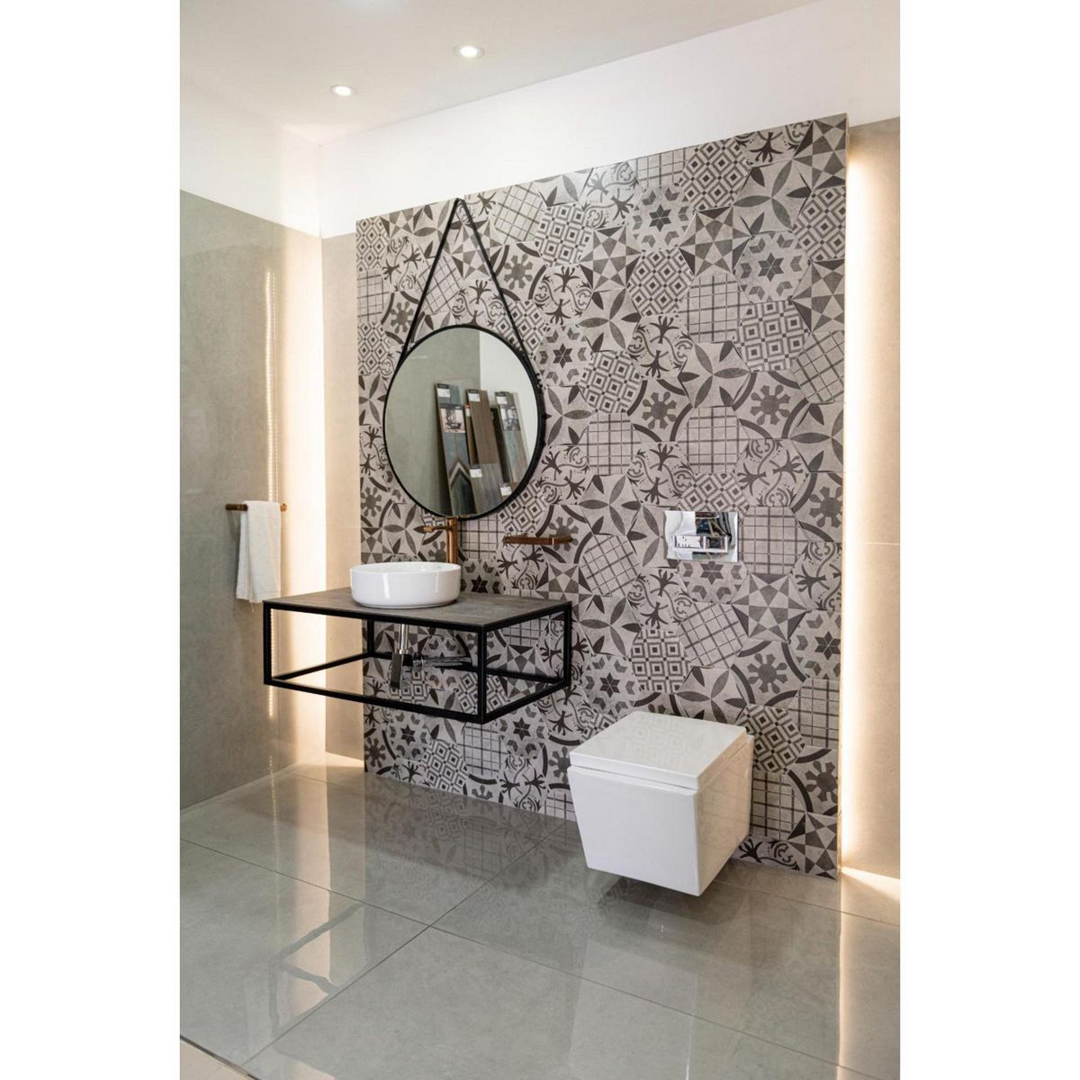 KLIPEN - Gres porcelánico Hexagonal City Mate 20x23cm