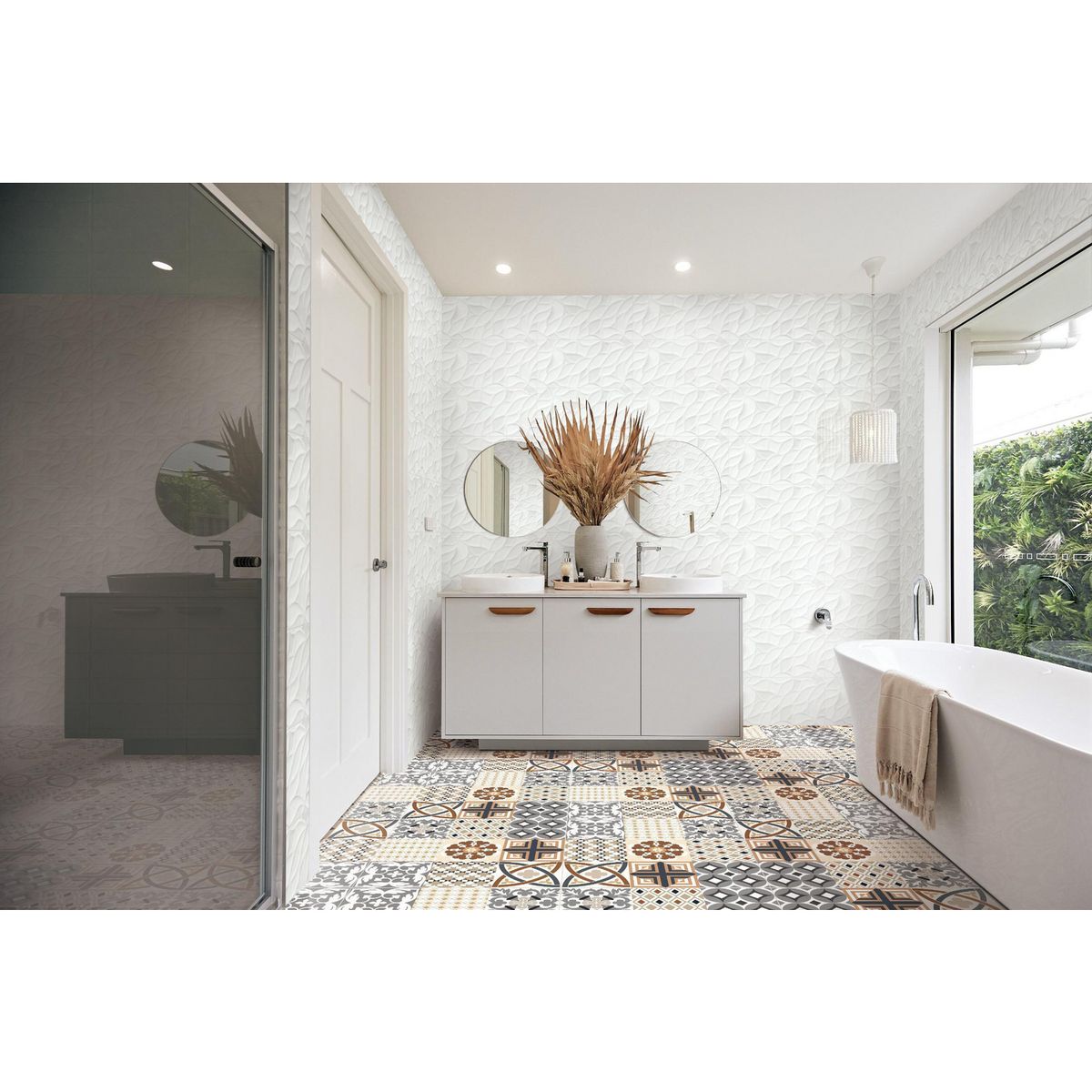 KLIPEN - Cerámica Blanco Decorado 30x60cm 1.62m2 Elvas