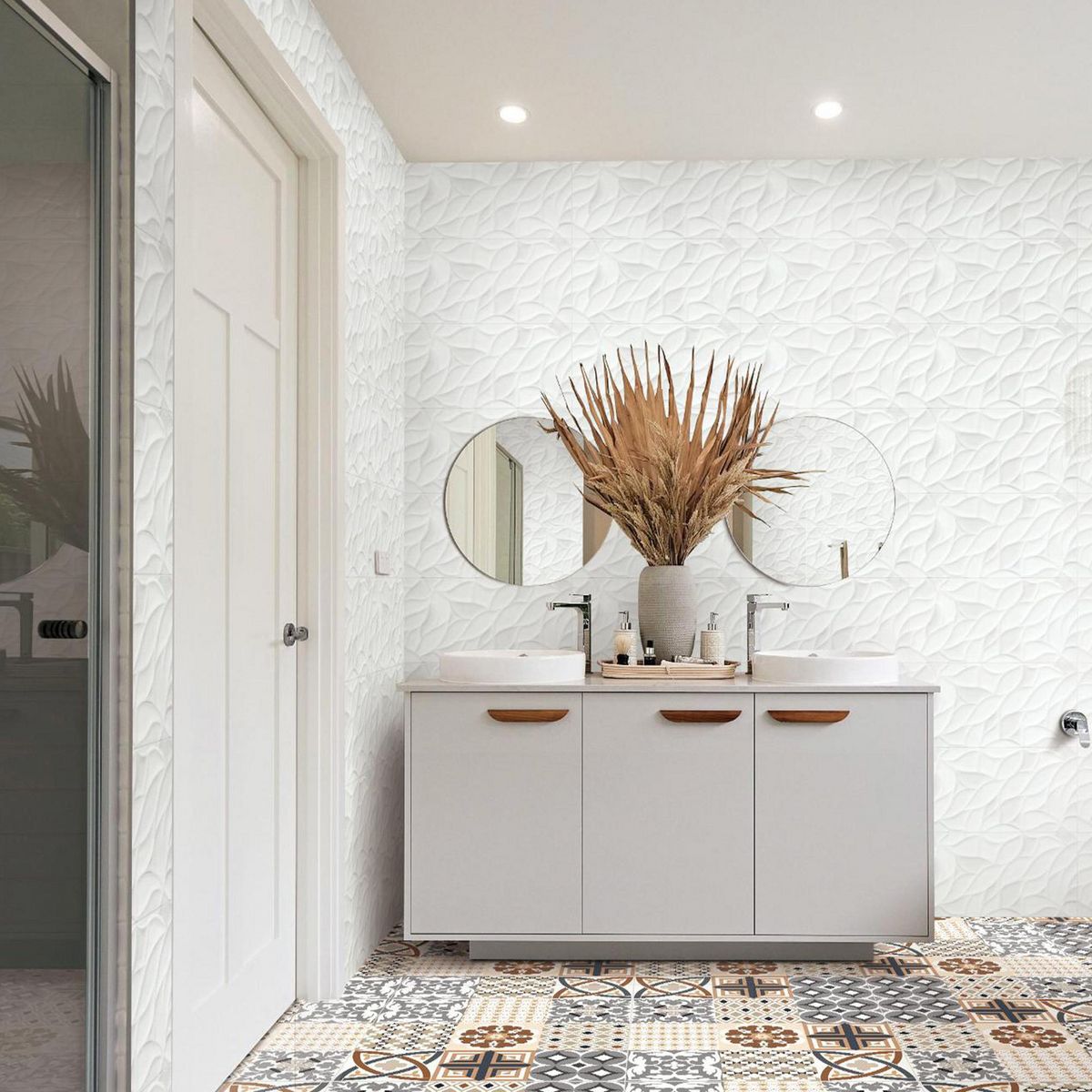 KLIPEN - Cerámica Blanco Decorado 30x60cm 1.62m2 Elvas