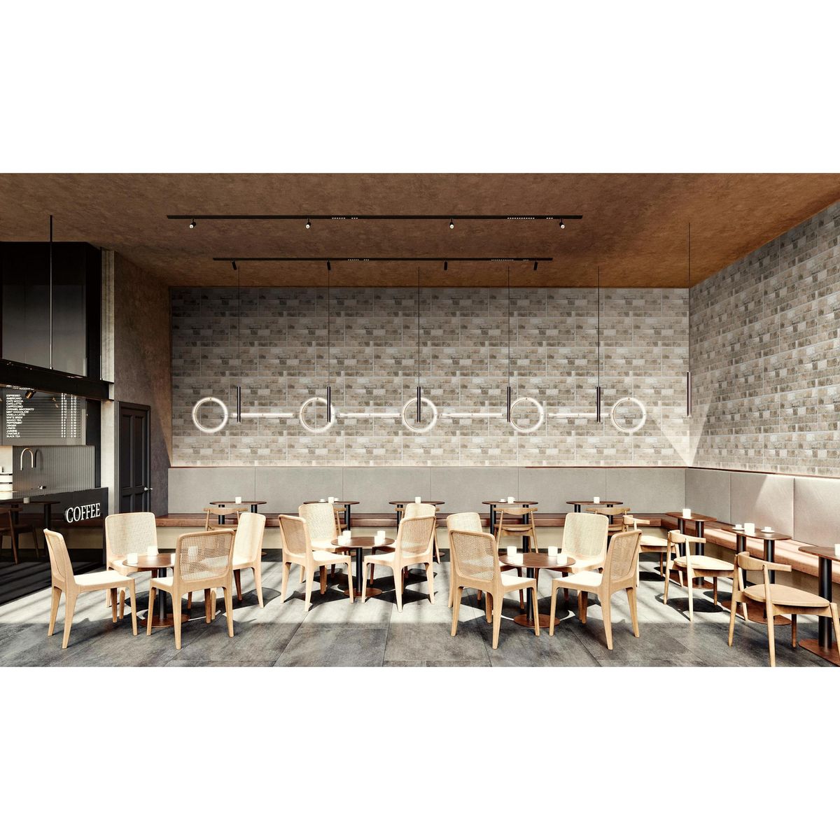 KLIPEN - Ceramica Marrón Decorado 30x60cm 1.62m2 Tijolo