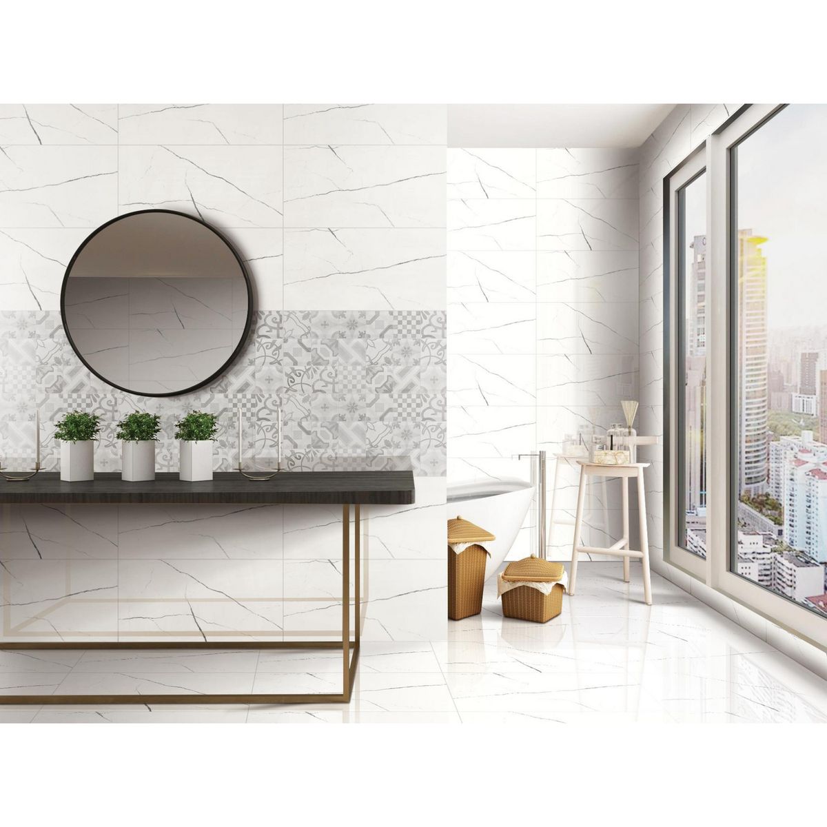 KLIPEN - Cerámica Gris Decorado 30x60cm 1.62m2 Viseo