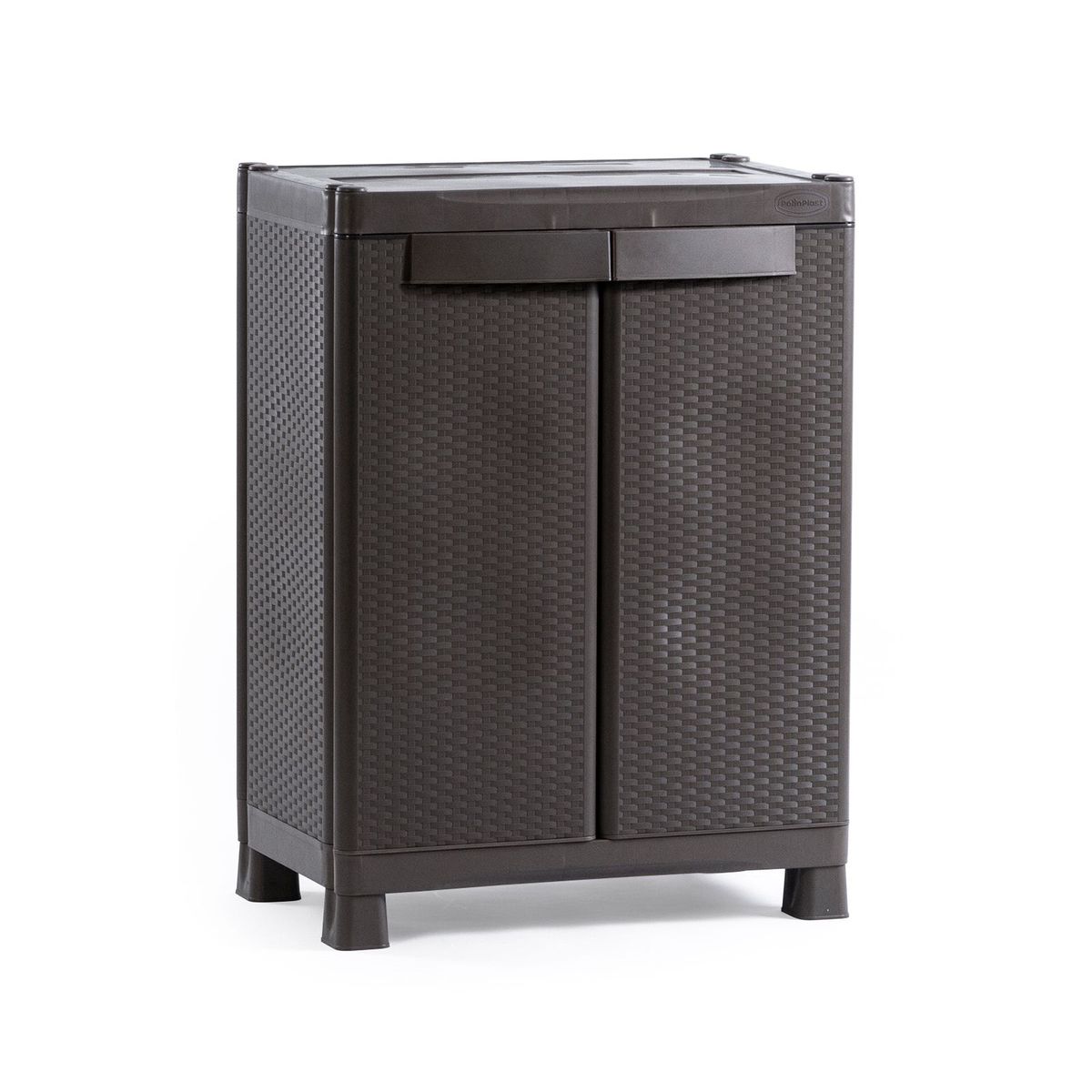 POLINPLAST - Armario Mediano Marrón