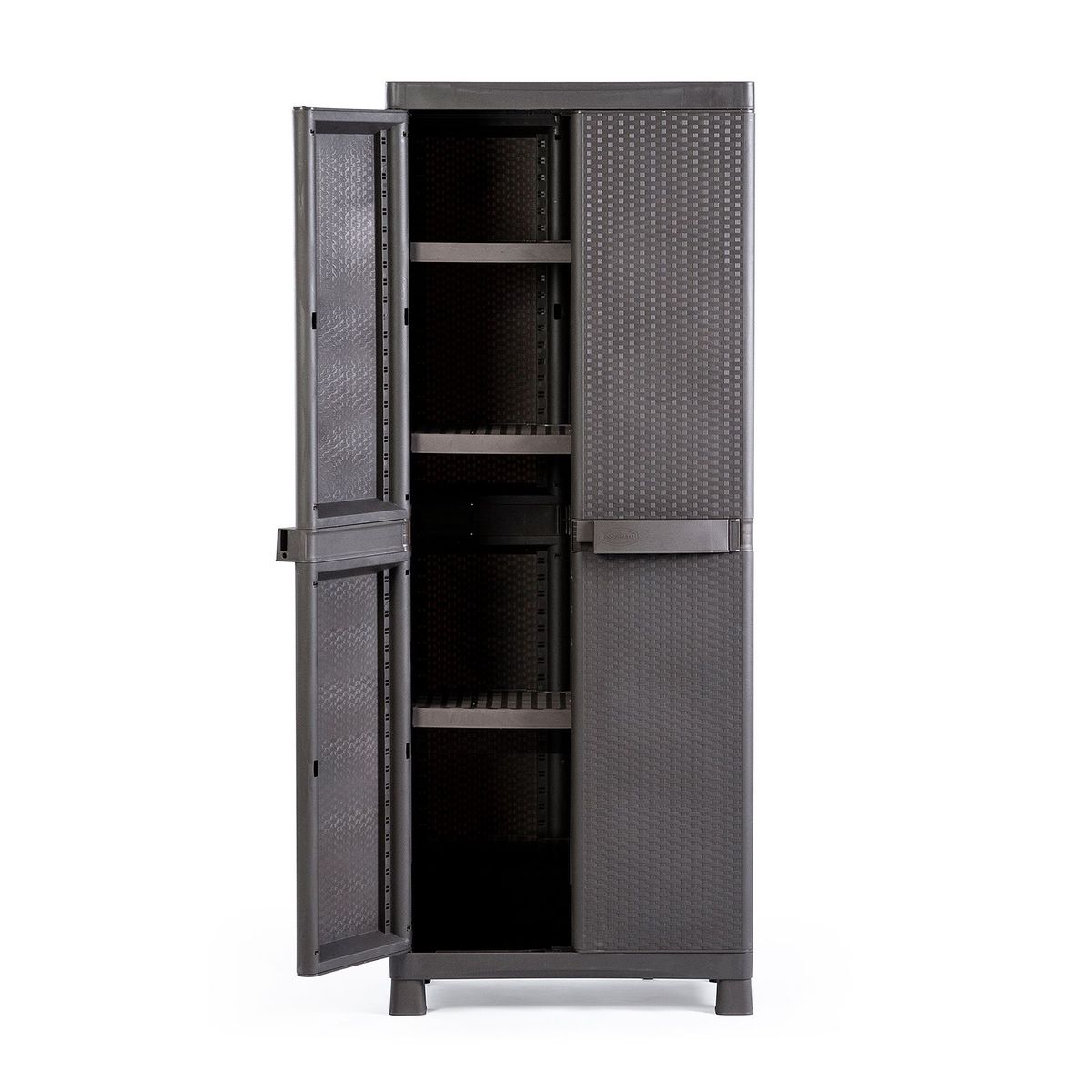 POLINPLAST - Armario Grande Marrón