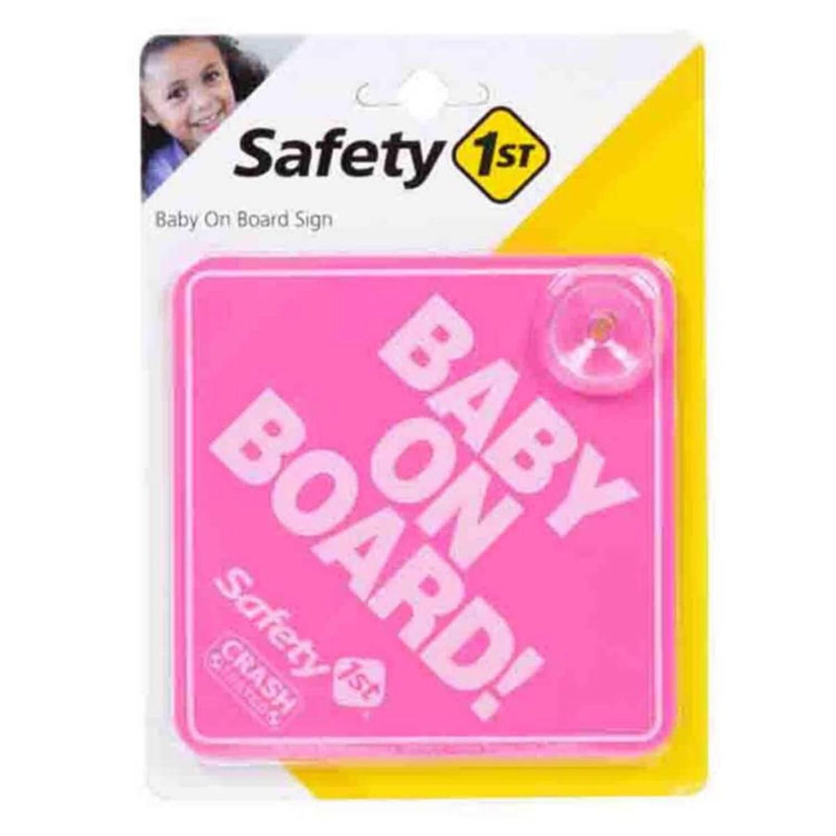 SAFETY 1ST - Letrero Baby On Board Rosado