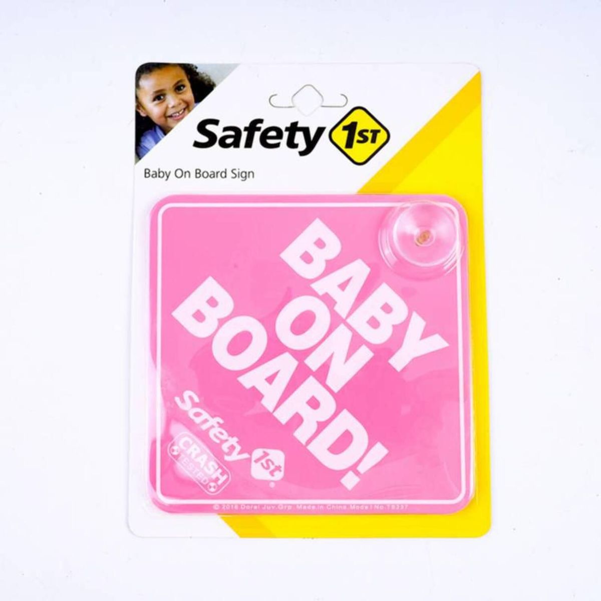 SAFETY 1ST - Letrero Baby On Board Rosado