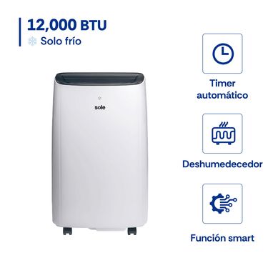 Aire Acondicionado Sole Portatil 12Kbtu