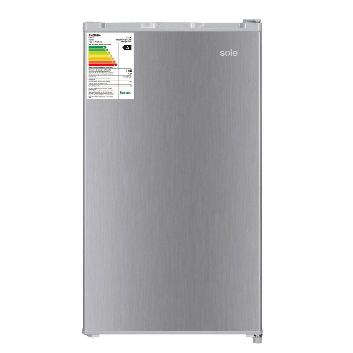 SOLE - Frigobar Sole Silver 90L