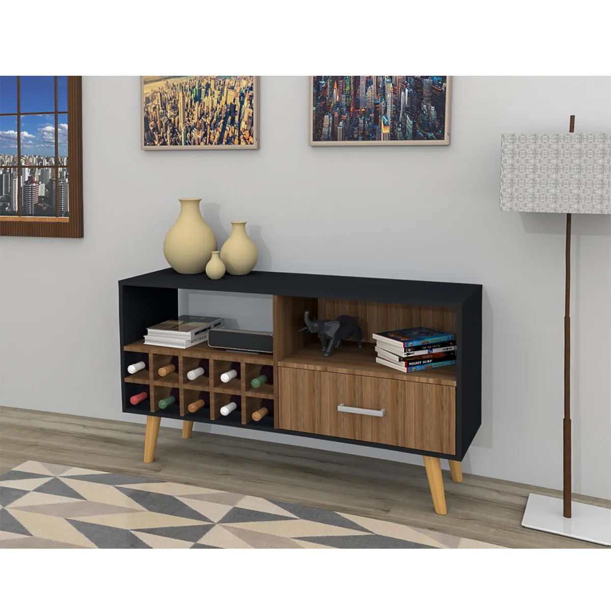 CASA BELLA - Mesa de TV 43" Jeffrey