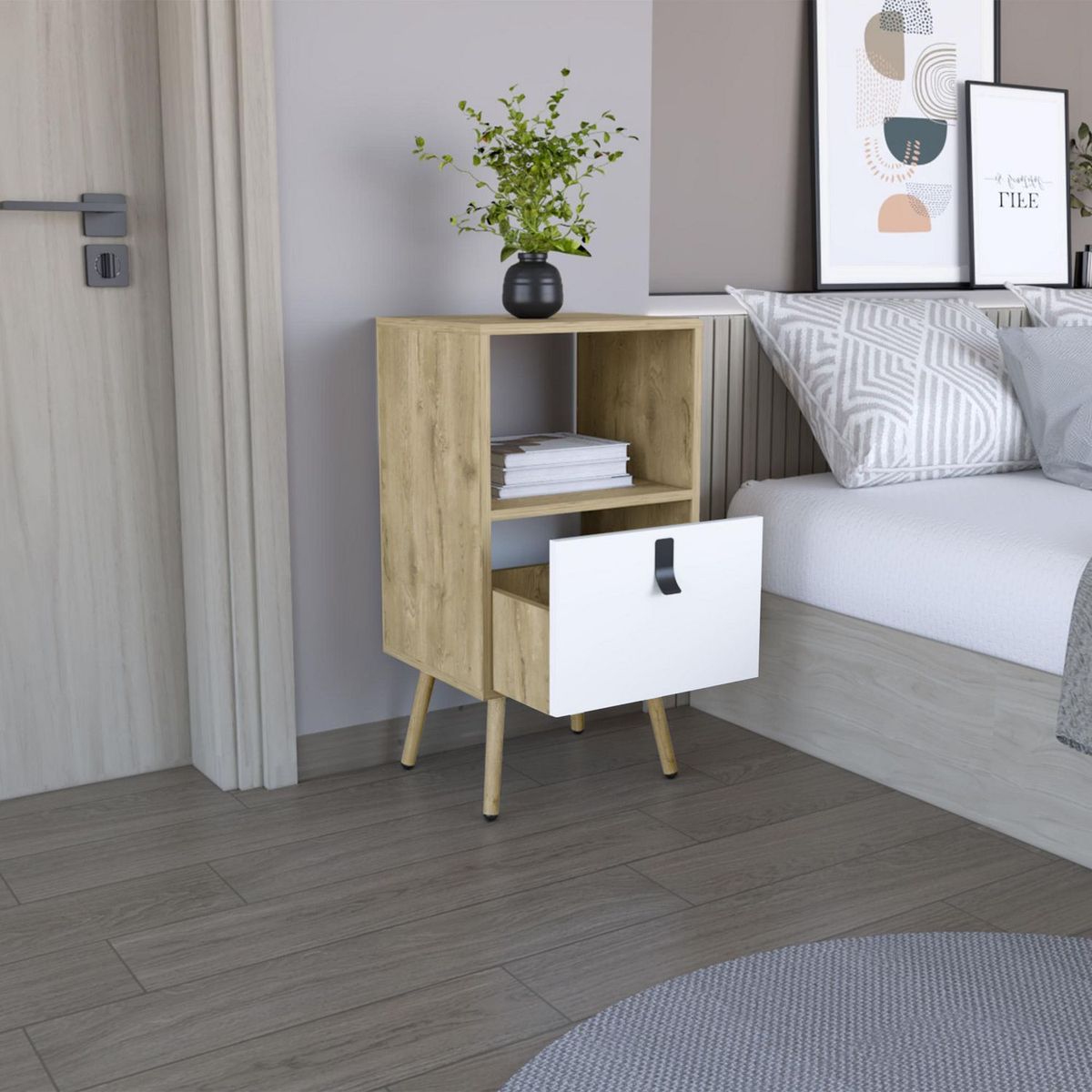 TUHOME - Velador 1 Cajón Huna