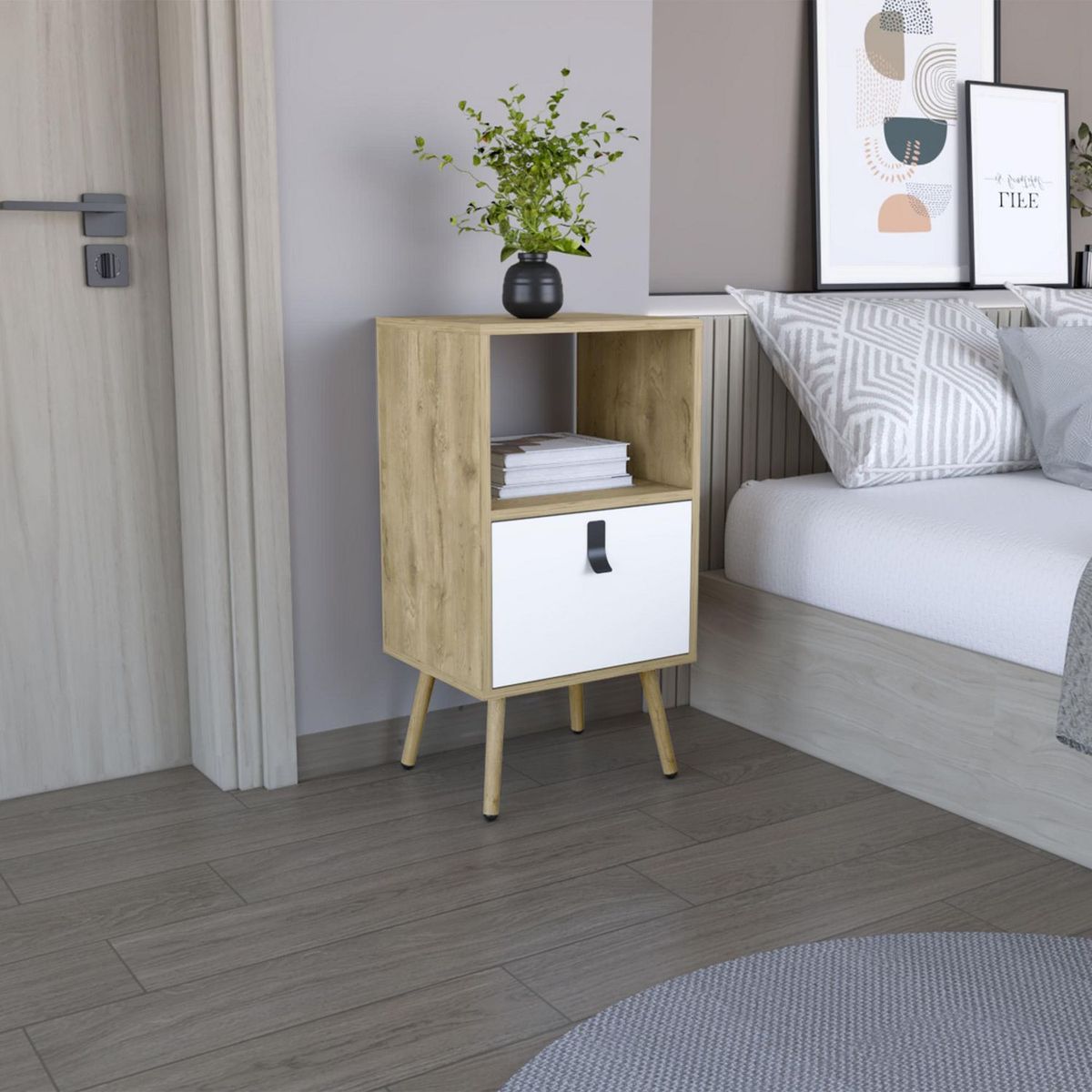 TUHOME - Velador 1 Cajón Huna