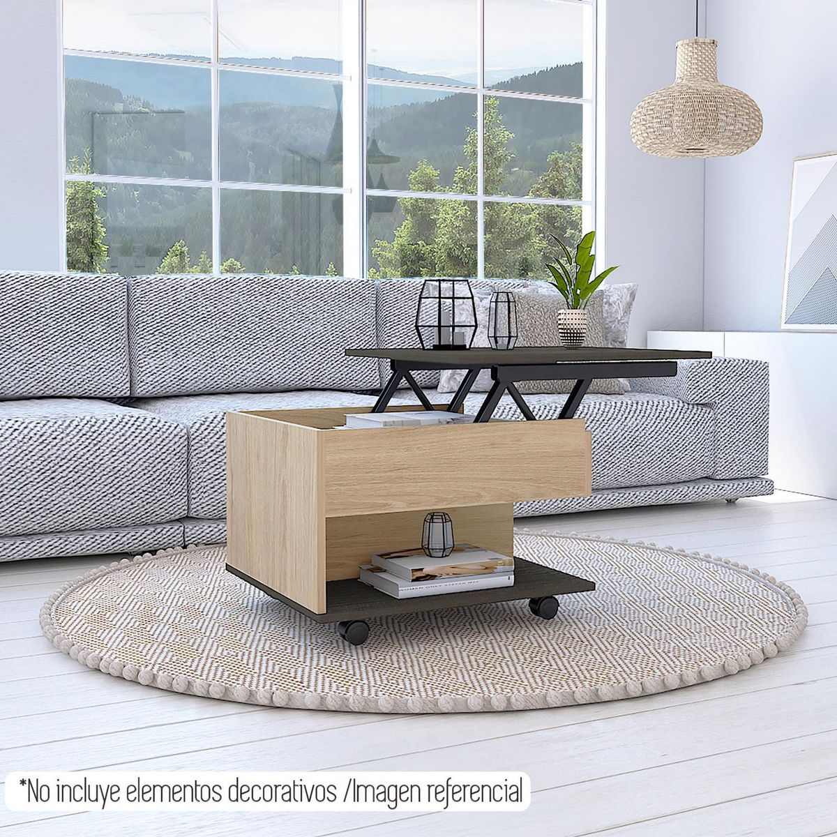 TUHOME - Mesa de Centro Extensible 5G-1