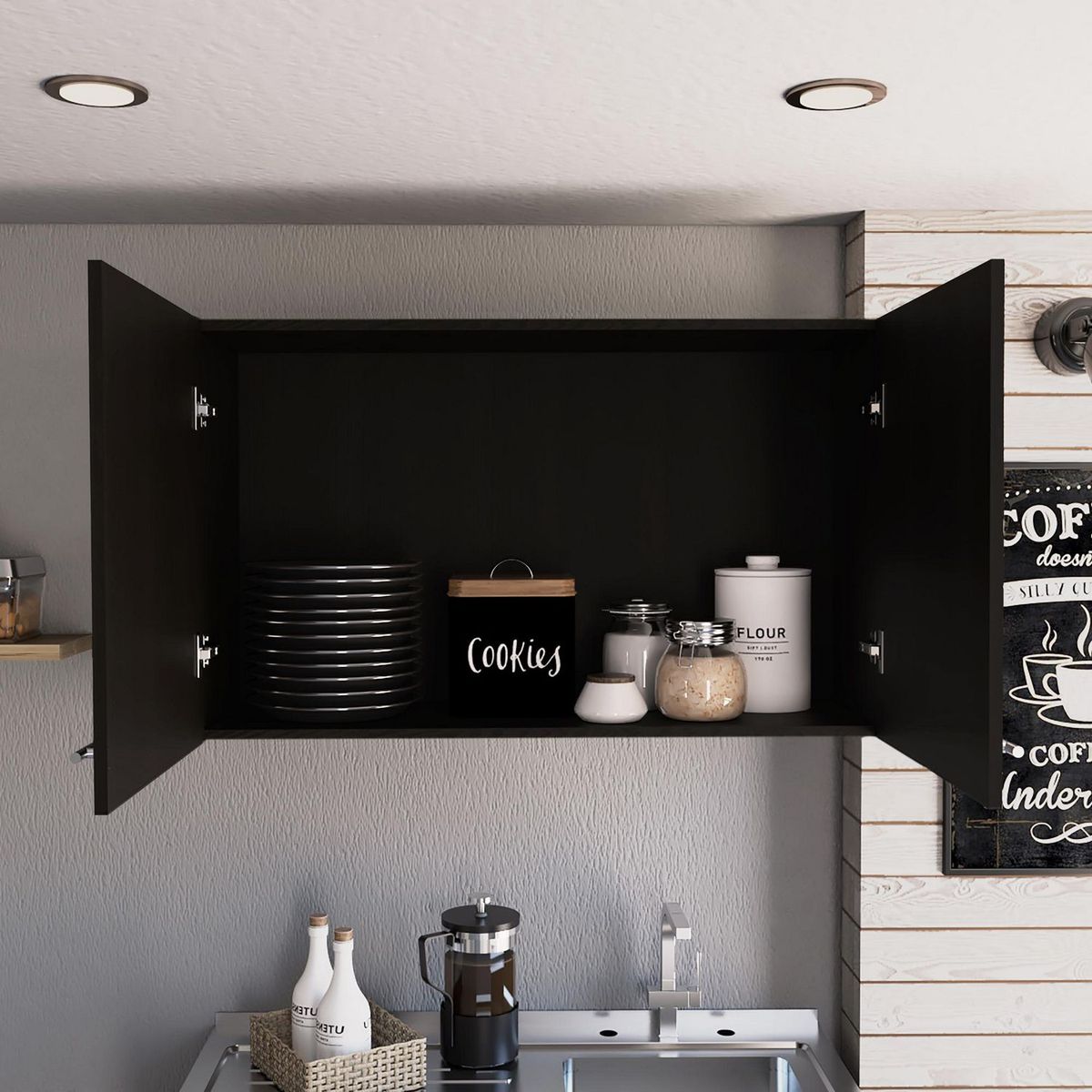 TUHOME - Mueble de Cocina Aereo Manchester