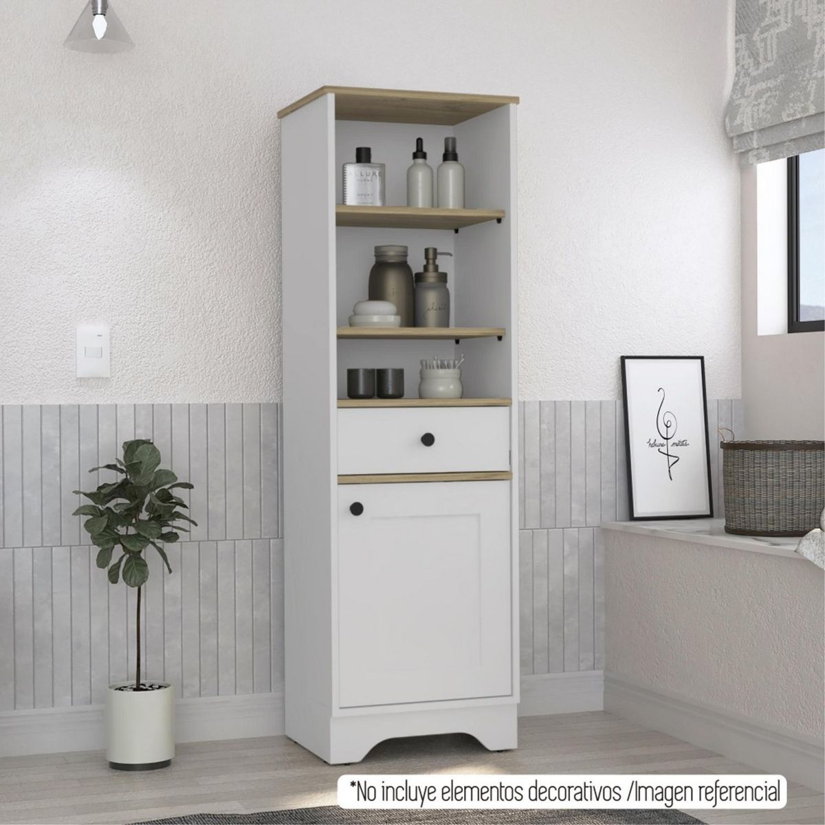TUHOME - Mueble de Baño Alto Bath Duna/Blanco