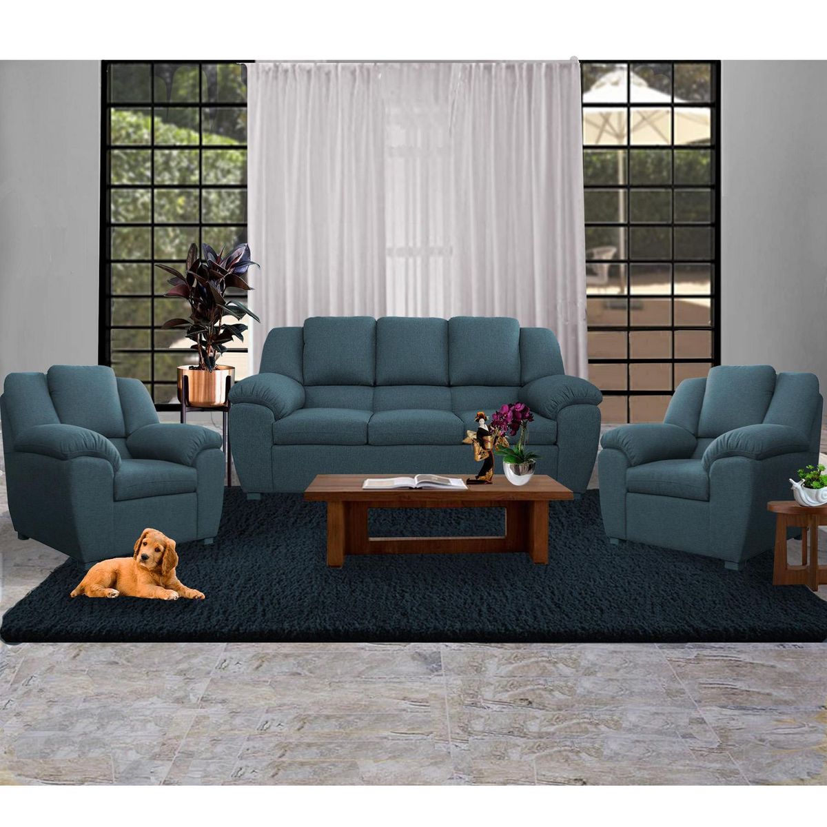 CASA BELLA - Juego de Sala 3-1-1 Cuerpos Pamplona