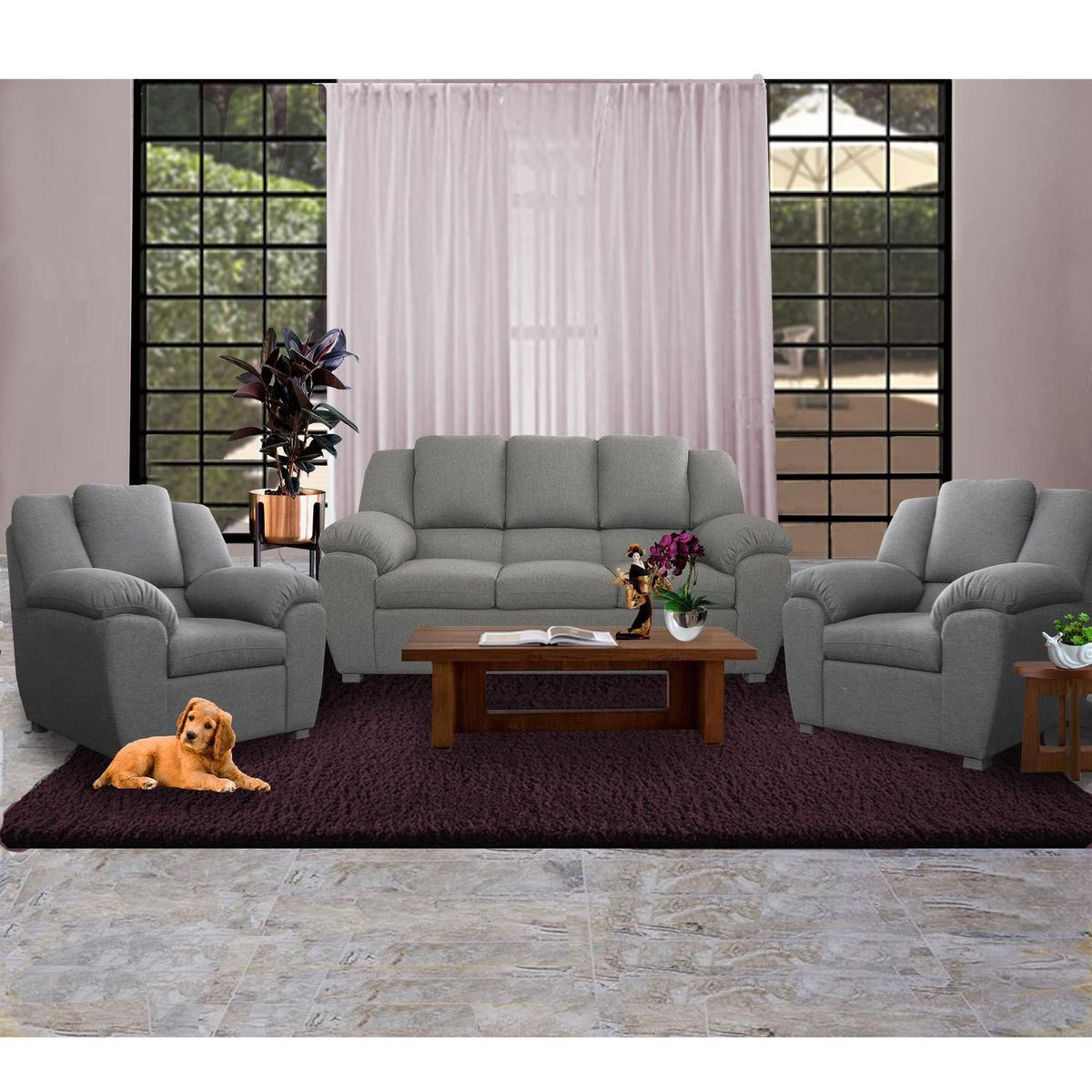 CASA BELLA - Juego de Sala 3-1-1 Cuerpos Pamplona