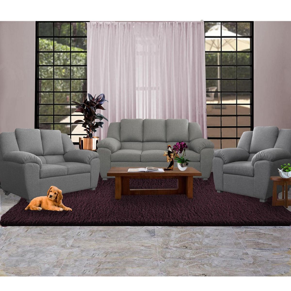 CASA BELLA - Juego de Sala 3-2-1 Cuerpos Pamplona