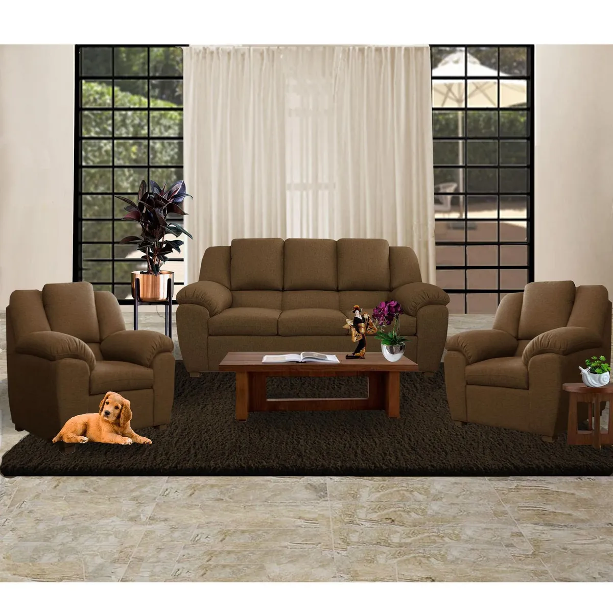 CASA BELLA - Juego de Sala 3-1-1 Cuerpos Pamplona