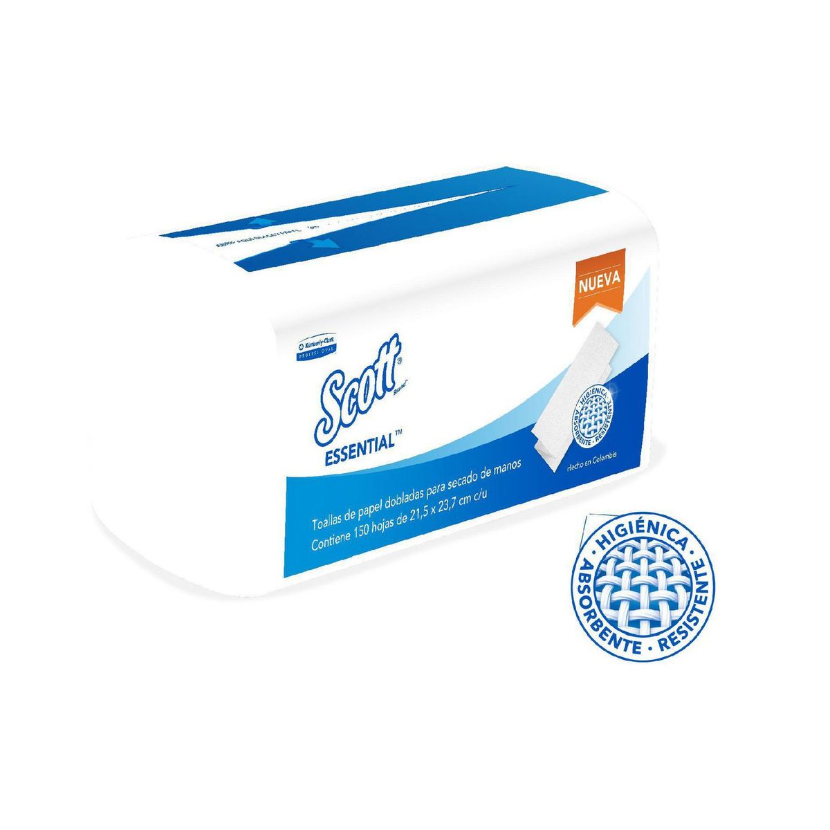 SCOTT - Papel Toalla Interfoliado Scott X150 Toallas