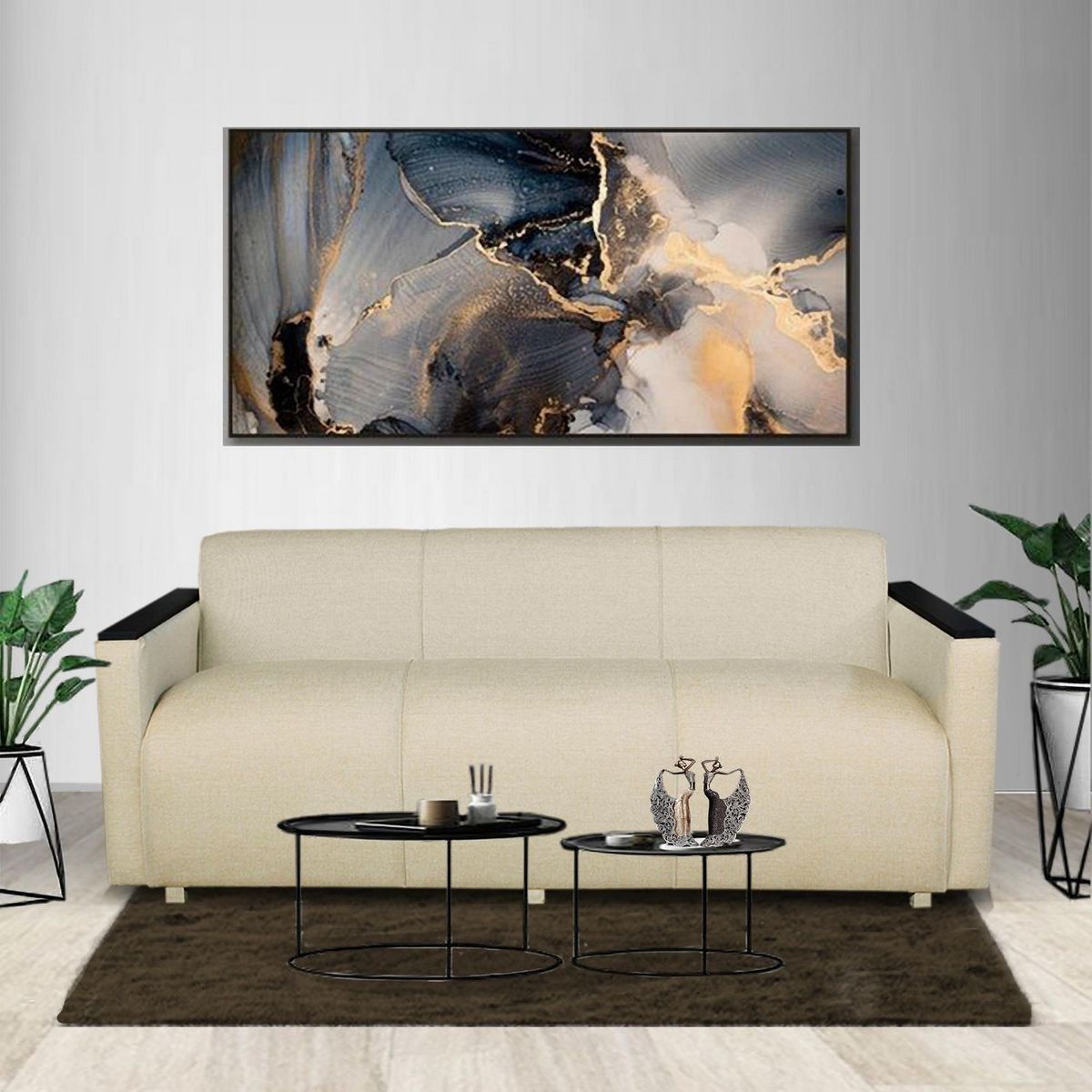 CASA BELLA - Sofá 3 Cuerpos Nepal