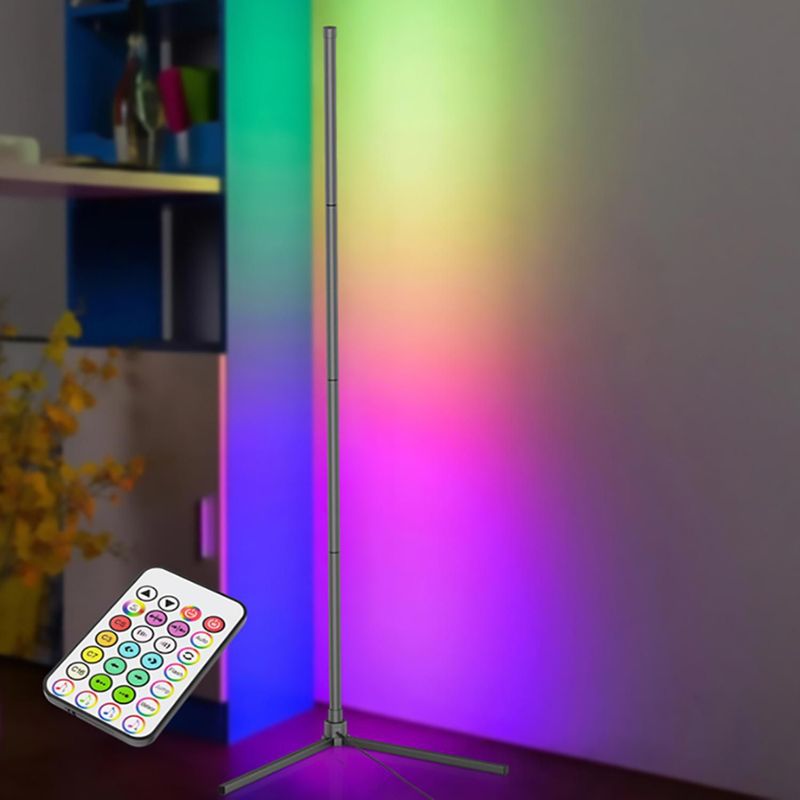 GENERICO - Lámpara de Pie RGB con control remoto