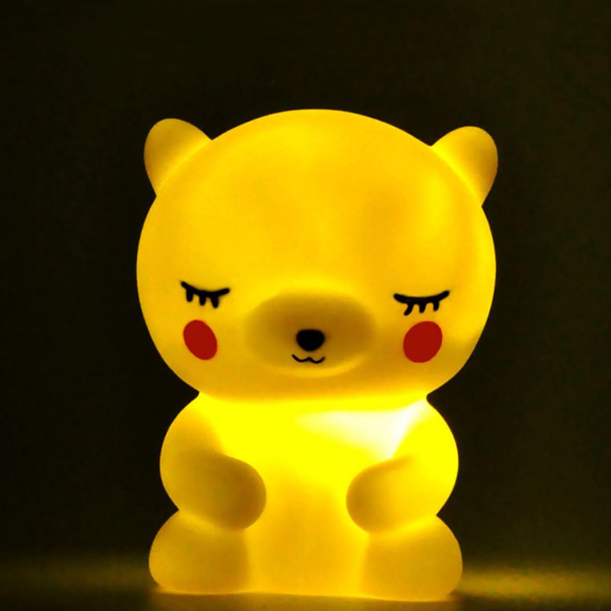 GENERICO - Lámpara de Noche Oso Amarillo