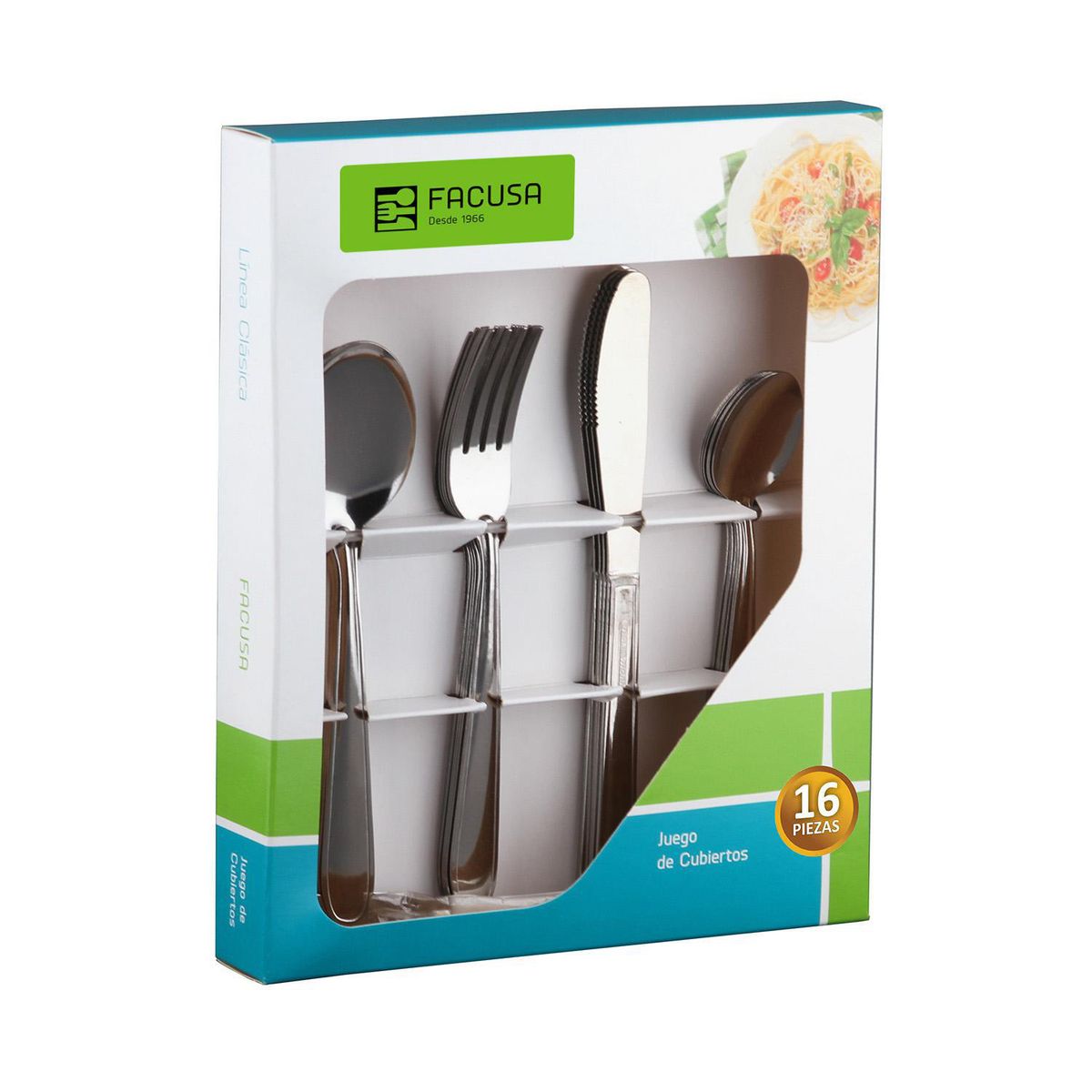 FACUSA - Set de Cubiertos 16 Piezas