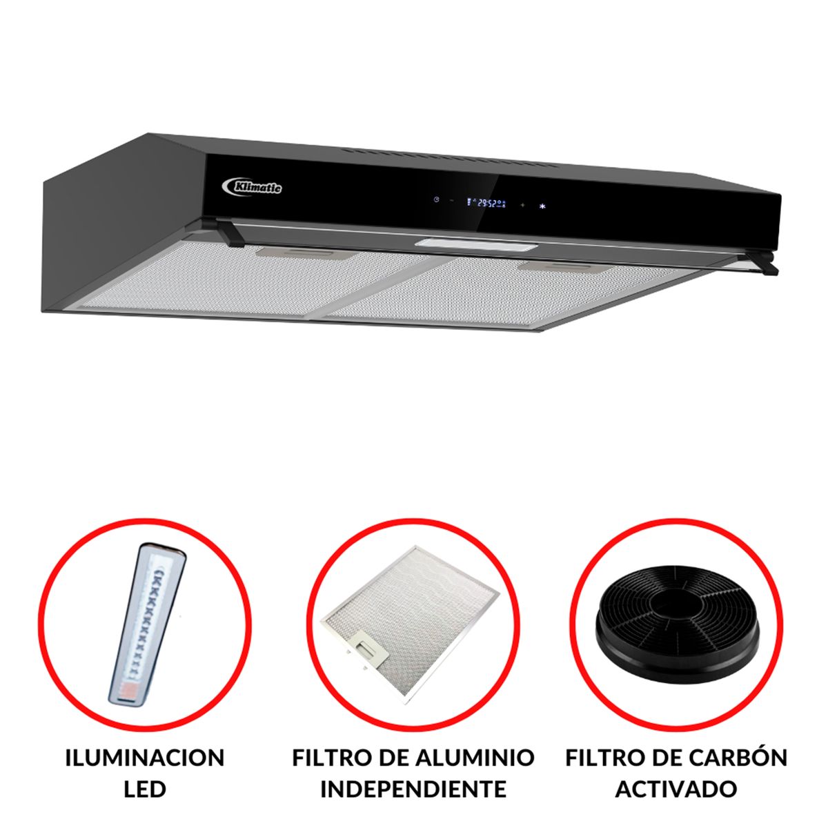 KLIMATIC - Campana Convencional 60cm Ámsterdam