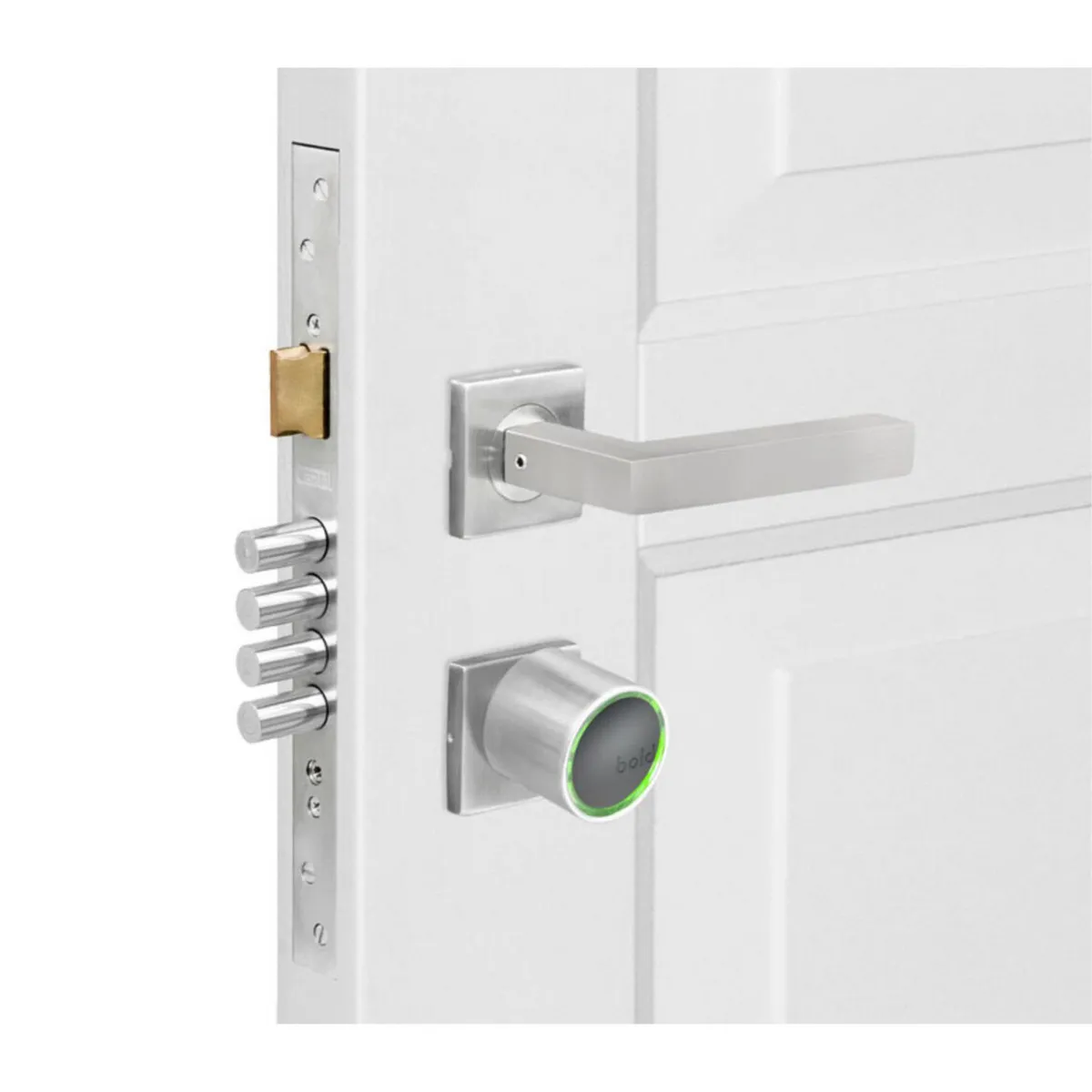 CANTOL - Cerradura Inteligente Cantol 60 Manija Cuadrada Inox