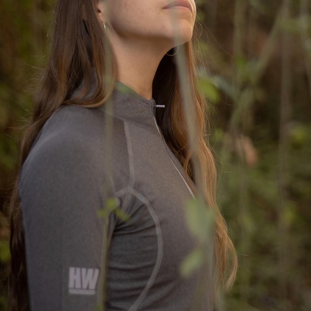 HARDWORK - Polera Dry Fit Mujer Gris