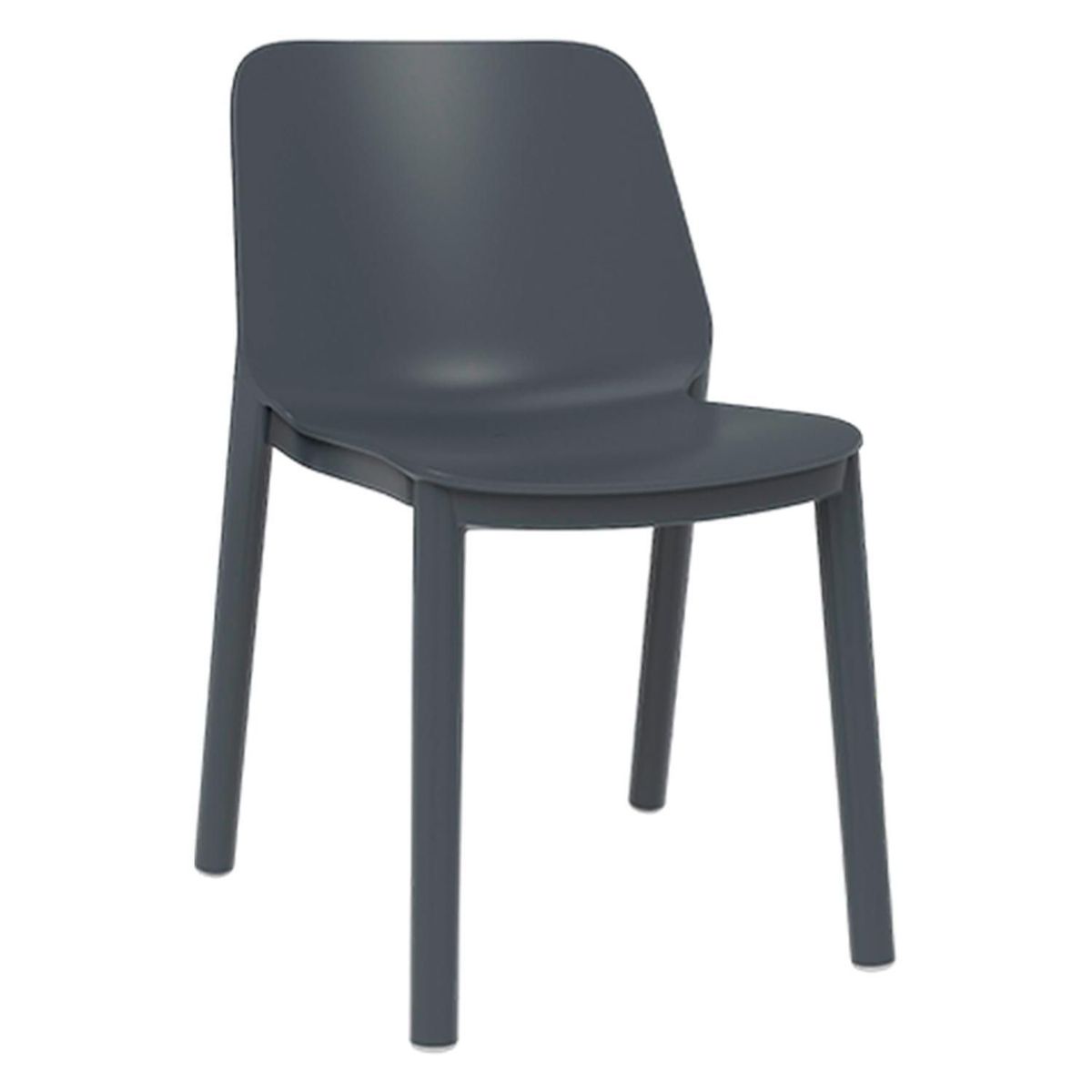 ZIYAZ - Silla de Comedor One Gris Oscuro